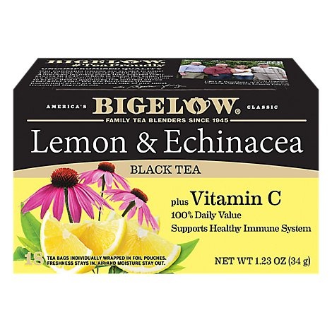 slide 1 of 1, Bigelow Tea Lemon Echinacea Vit C, 1.23 oz