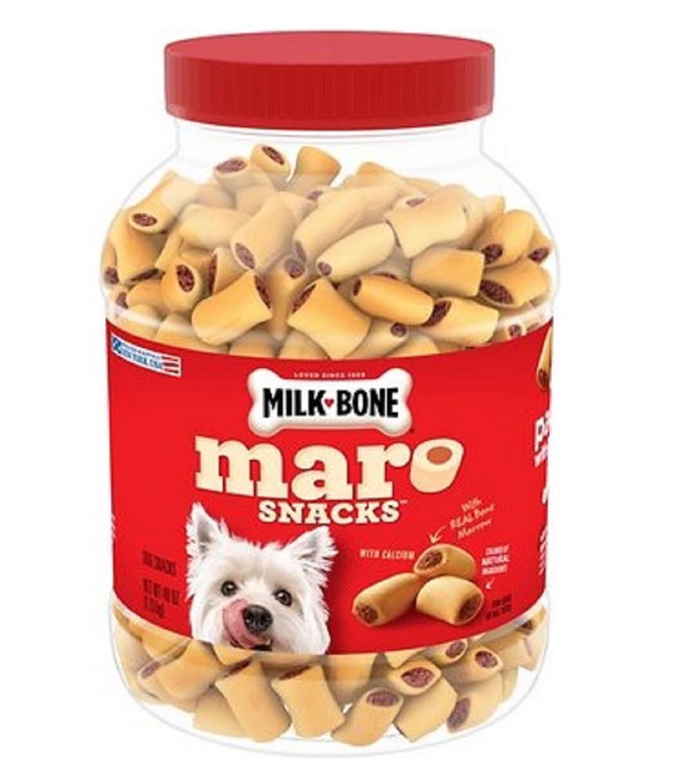 slide 1 of 1, Milk-Bone MaroSnacks Dog Treat All Ages - Beef, 40 oz