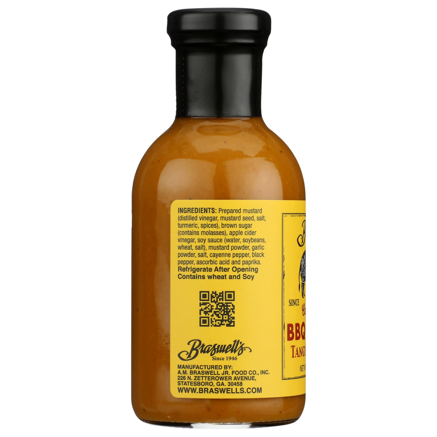 slide 2 of 2, Braswell's Tangy Mustard Bbq Sauce, 13.5 oz