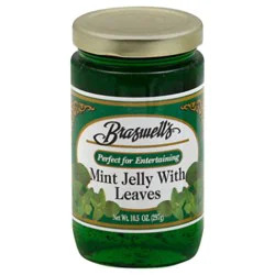Braswell Jelly Mint W Leaves - 10.5 Oz