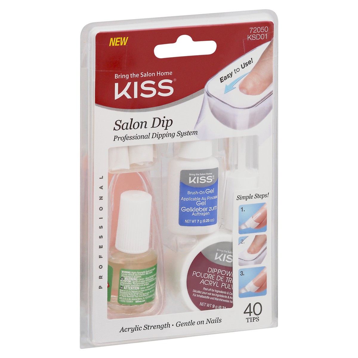 slide 8 of 9, Kiss 72050 Salon Dip Kit 1 ea, 1 ct