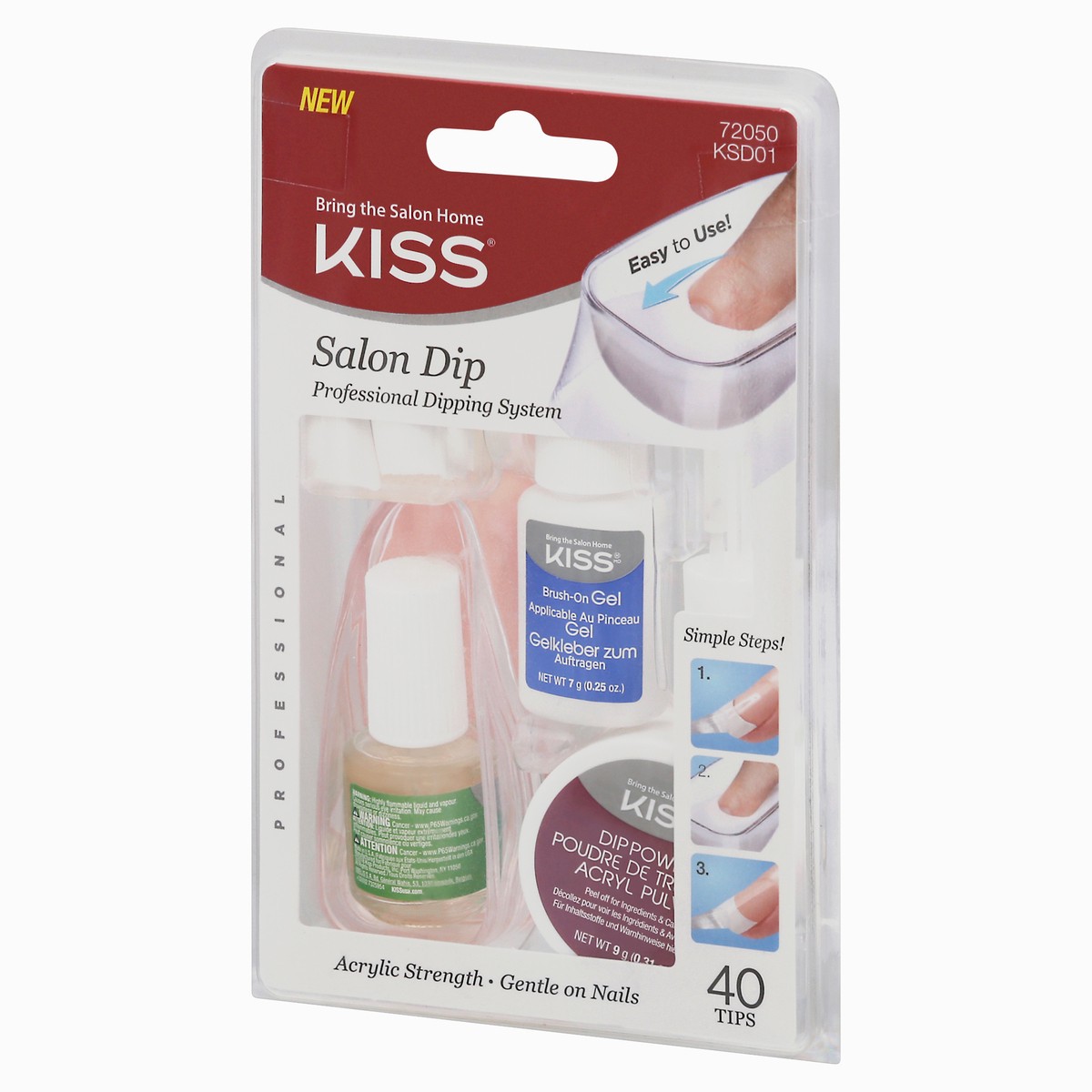 slide 7 of 9, Kiss 72050 Salon Dip Kit 1 ea, 1 ct