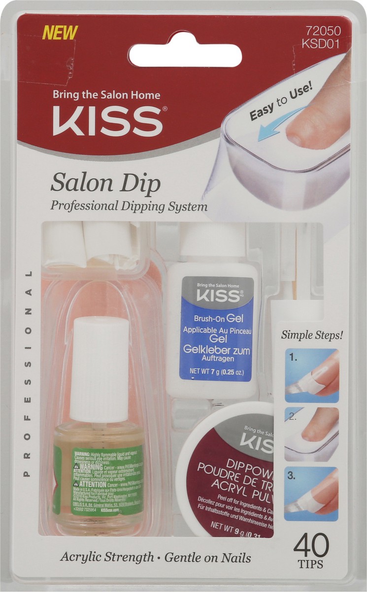 slide 4 of 9, Kiss 72050 Salon Dip Kit 1 ea, 1 ct