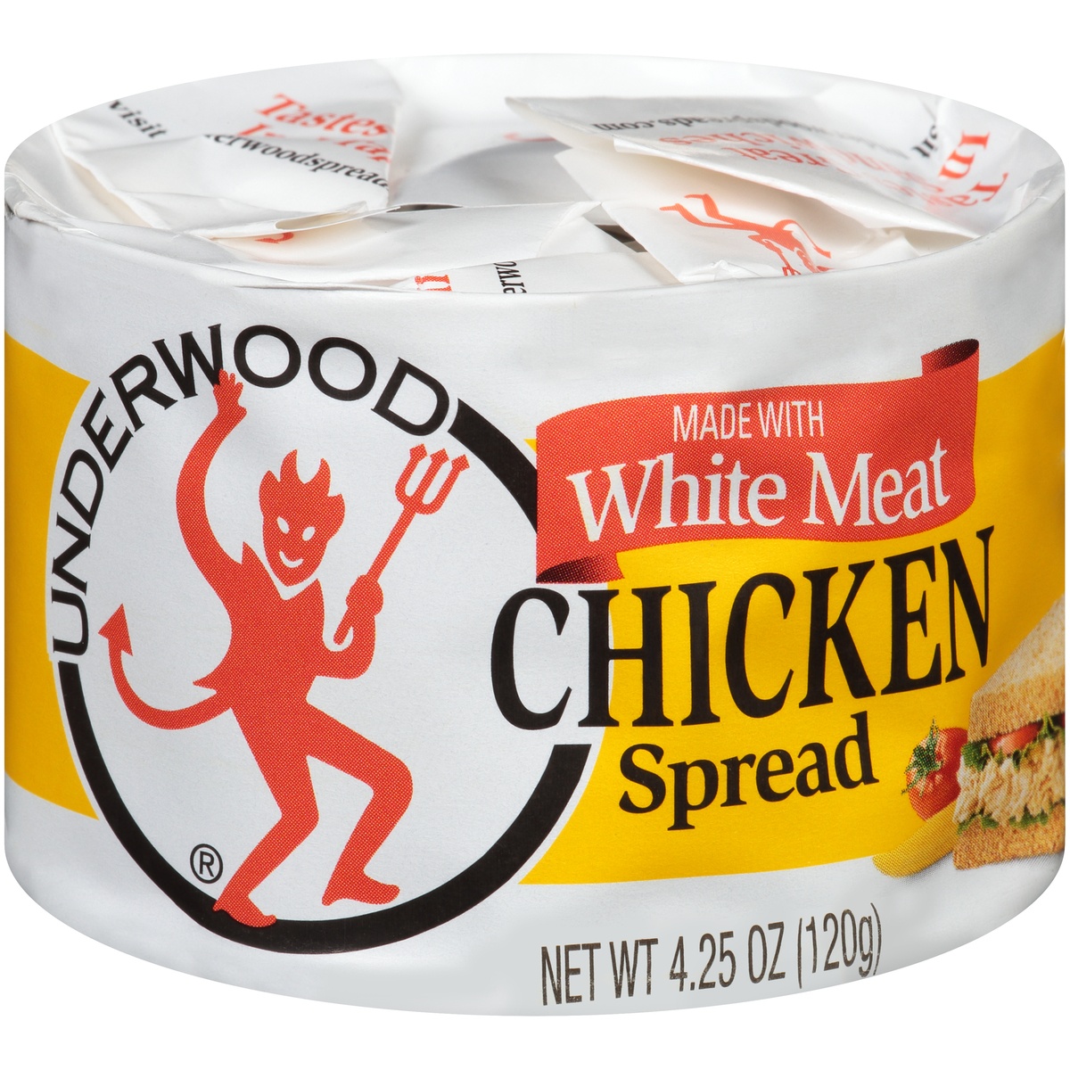 slide 1 of 1, Underwood White Meat Chicken Spread, 4.25 oz