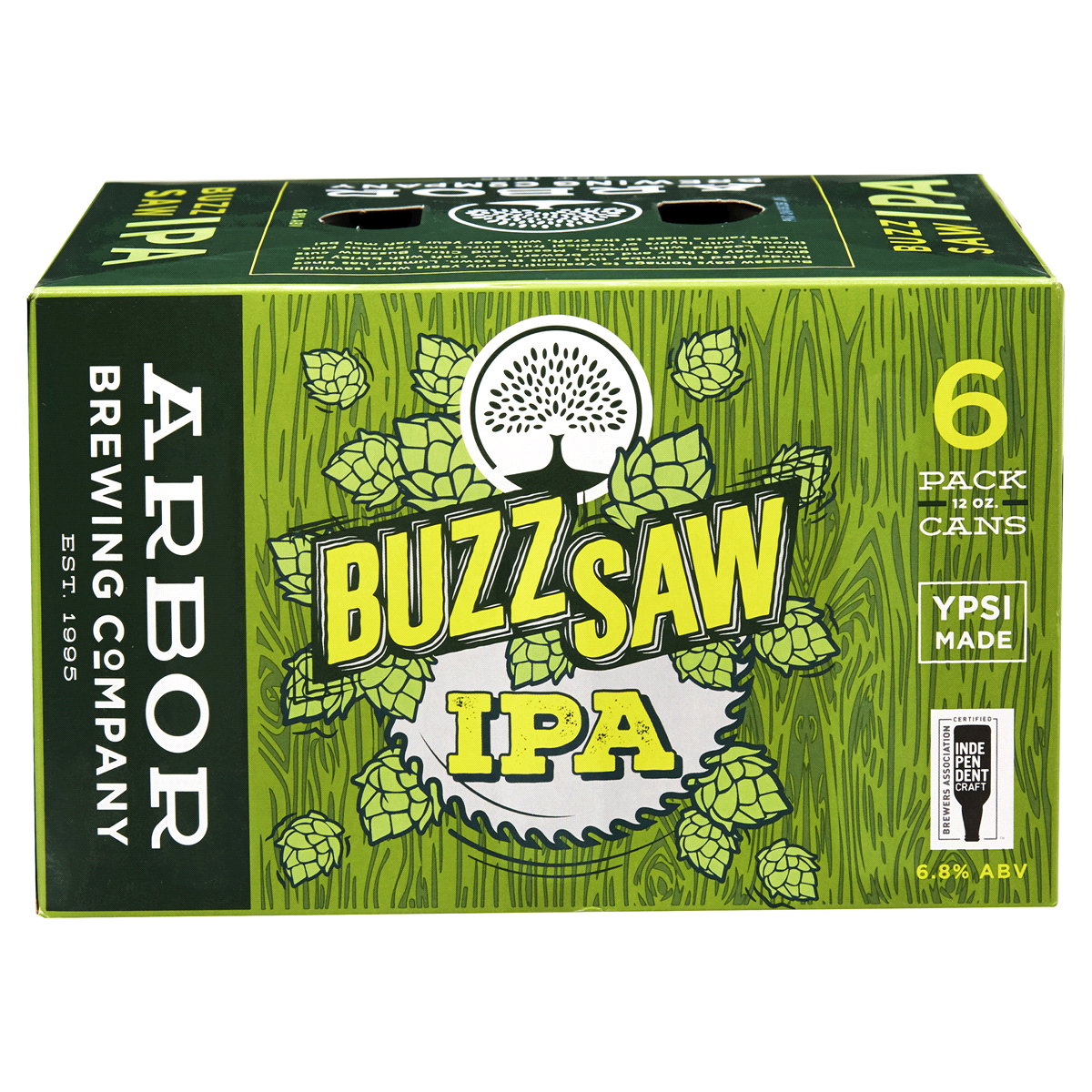 slide 1 of 1, Arbor Brewing Company Buzzsaw, 6 ct; 12 fl oz