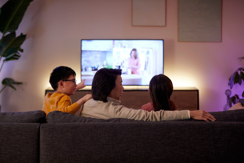 slide 3 of 5, WiZ RGB LED Strip 50ft Type-A, 50 ft