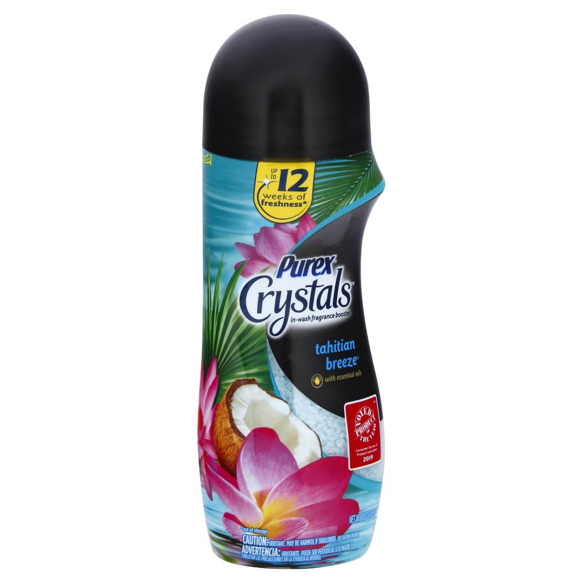 slide 4 of 12, Purex Crystals In-Wash Tahitian Breeze Fragrance Booster 15.5 oz, 15.5 oz