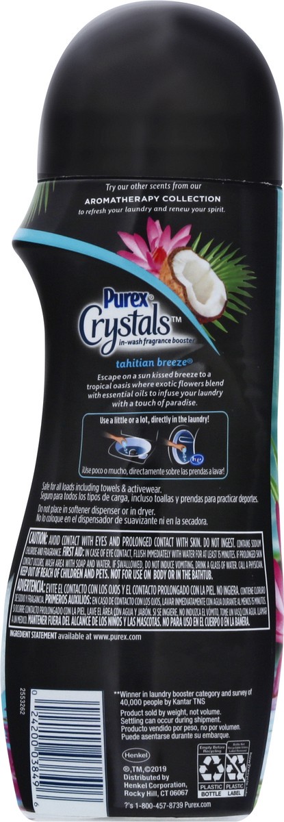 slide 3 of 12, Purex Crystals In-Wash Tahitian Breeze Fragrance Booster 15.5 oz, 15.5 oz