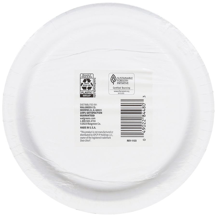 slide 4 of 4, Complete Home Ultra Paper Plates, 40 ct