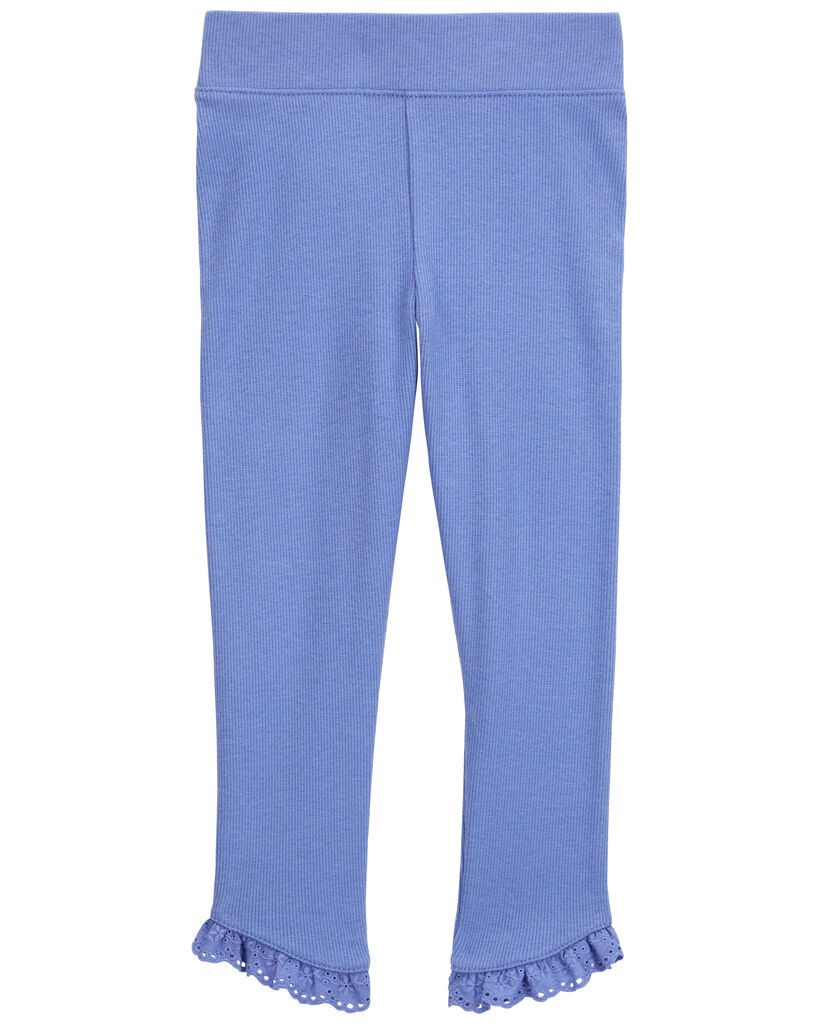 slide 3 of 4, Oshkosh Baby Ribbed Pants - Blue Blue 12M, 1 ct