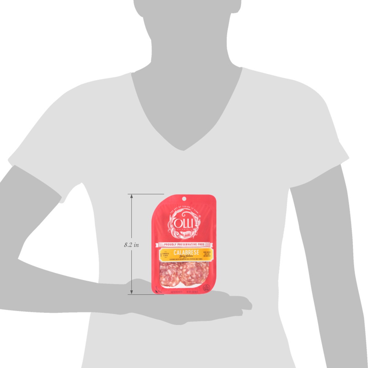 slide 2 of 15, Olli Salumeria Calabrese Spicy Salami 3 oz, 3 oz