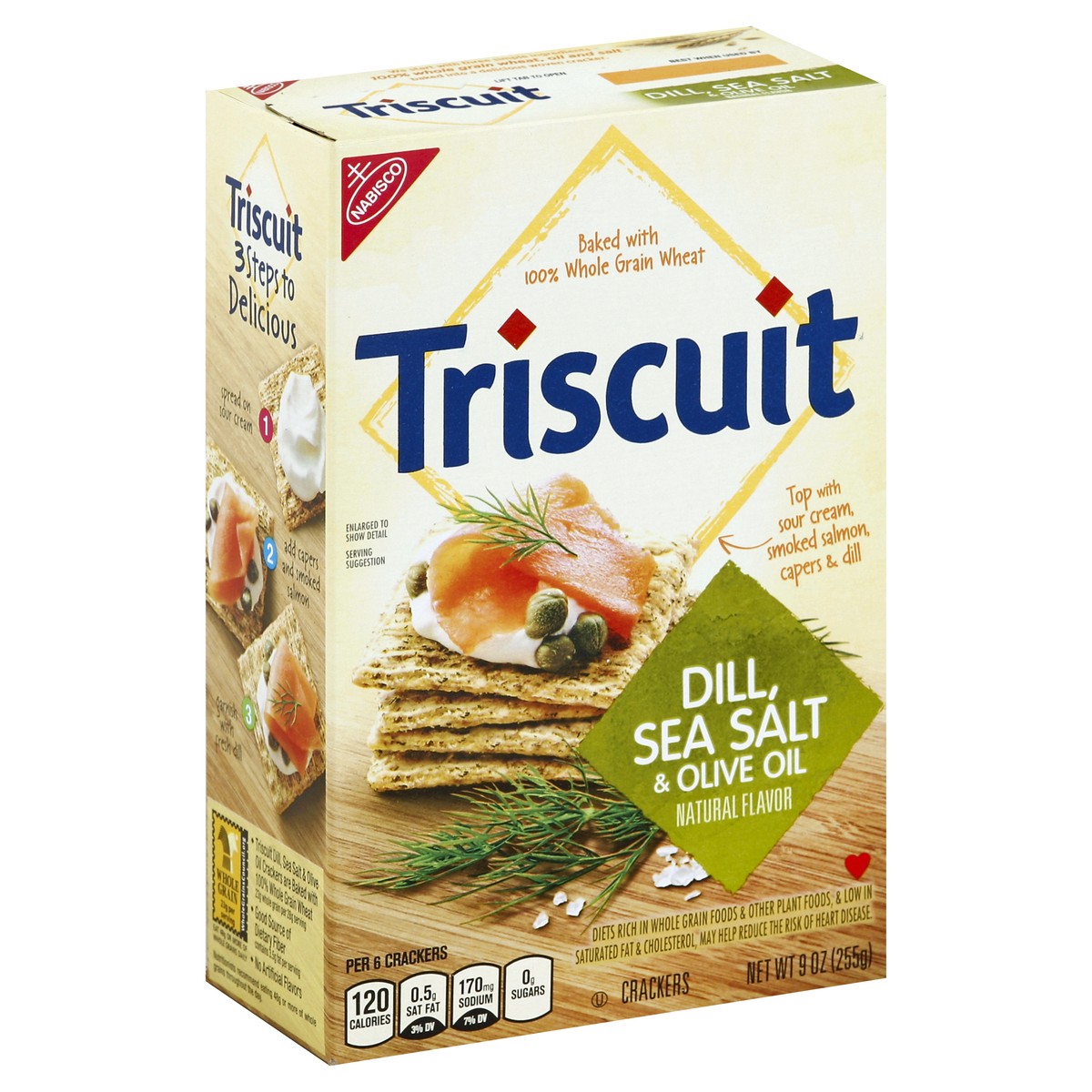 slide 2 of 8, Triscuit Crackers 9 oz, 9 oz