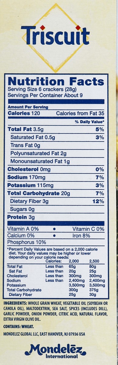 slide 5 of 8, Triscuit Crackers 9 oz, 9 oz