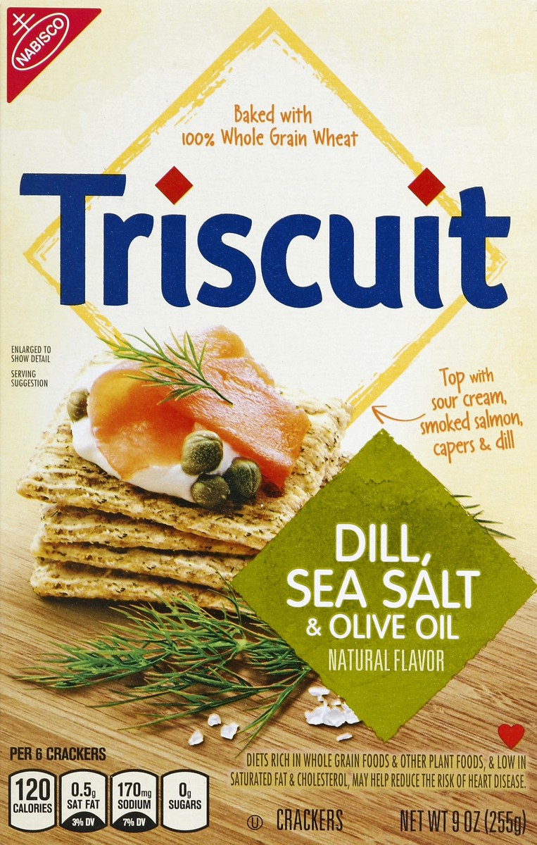 slide 1 of 8, Triscuit Crackers 9 oz, 9 oz