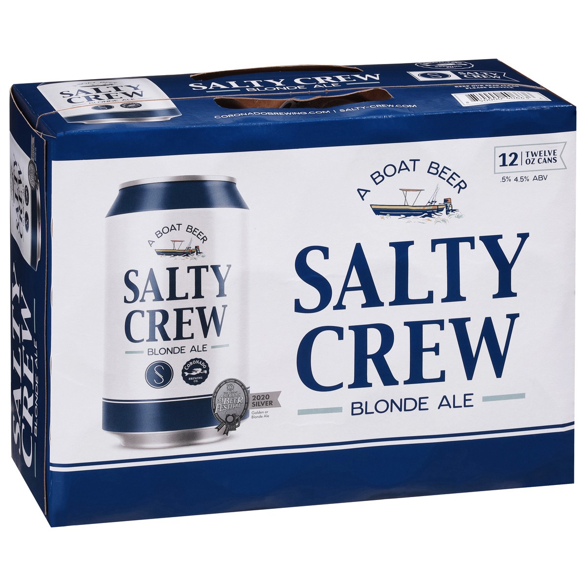 slide 8 of 9, Coronado Brewing Co. Blonde Ale Salty Crew Beer 12 - 12 oz Cans, 12 ct