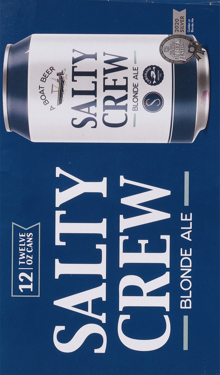 slide 3 of 9, Coronado Brewing Co. Blonde Ale Salty Crew Beer 12 - 12 oz Cans, 12 ct