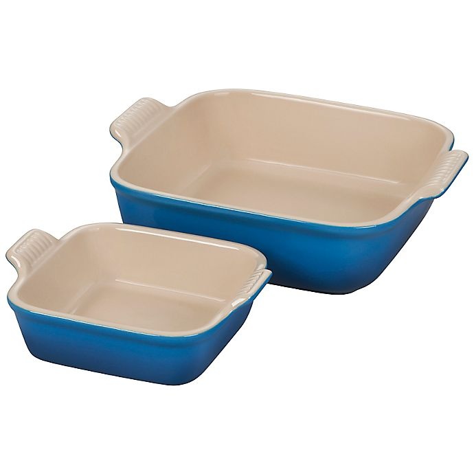 slide 1 of 1, Le Creuset Heritage Square Baking Dish Set - Marseille, 2 ct