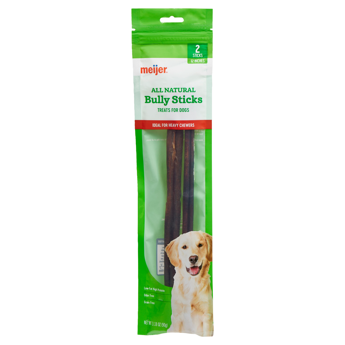 slide 1 of 13, Meijer Main Choice Bully Sticks Dog Chews, 2 pk, 2 ct