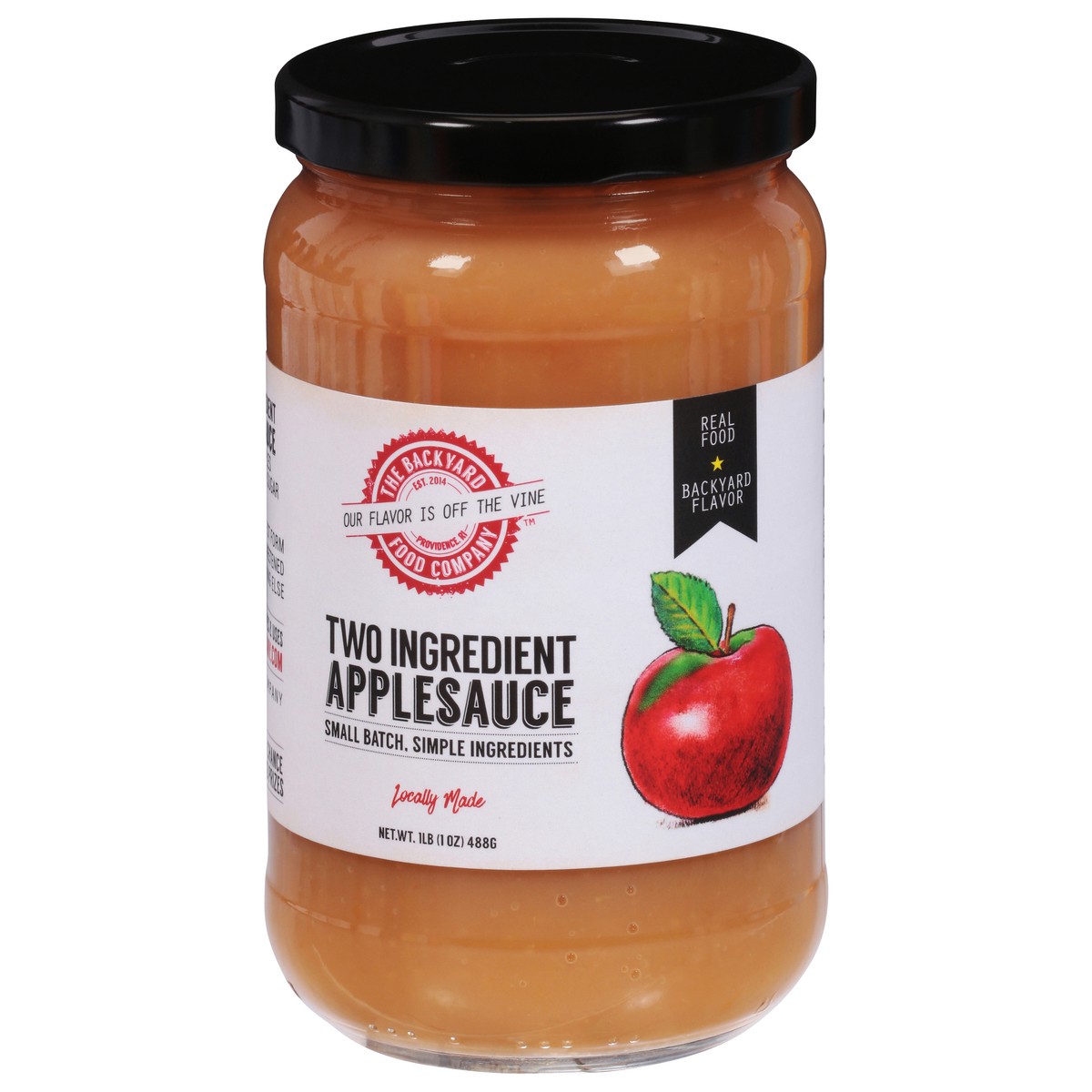 slide 7 of 9, The Backyard Food Company Two Ingredient Applesauce 17 oz, 17 oz