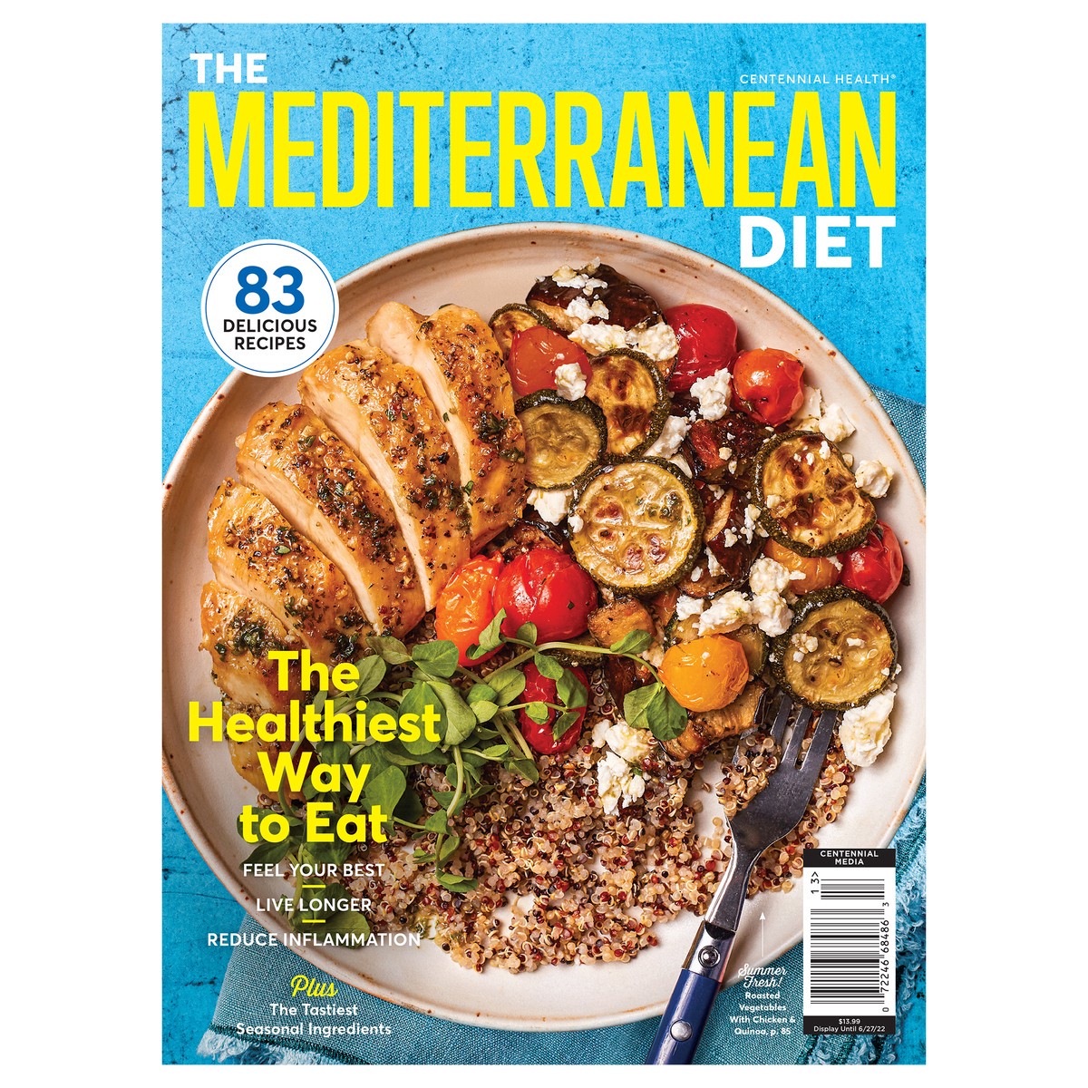 slide 1 of 3, Centennial Health The Mediterranean Diet Magazine 1 ea, 1 ct