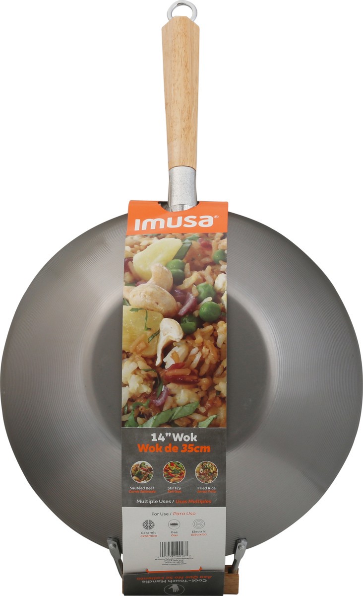 slide 5 of 11, IMUSA 14 Inch Wok 1 ea, 1 ct