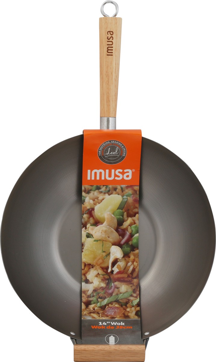 slide 1 of 11, IMUSA 14 Inch Wok 1 ea, 1 ct