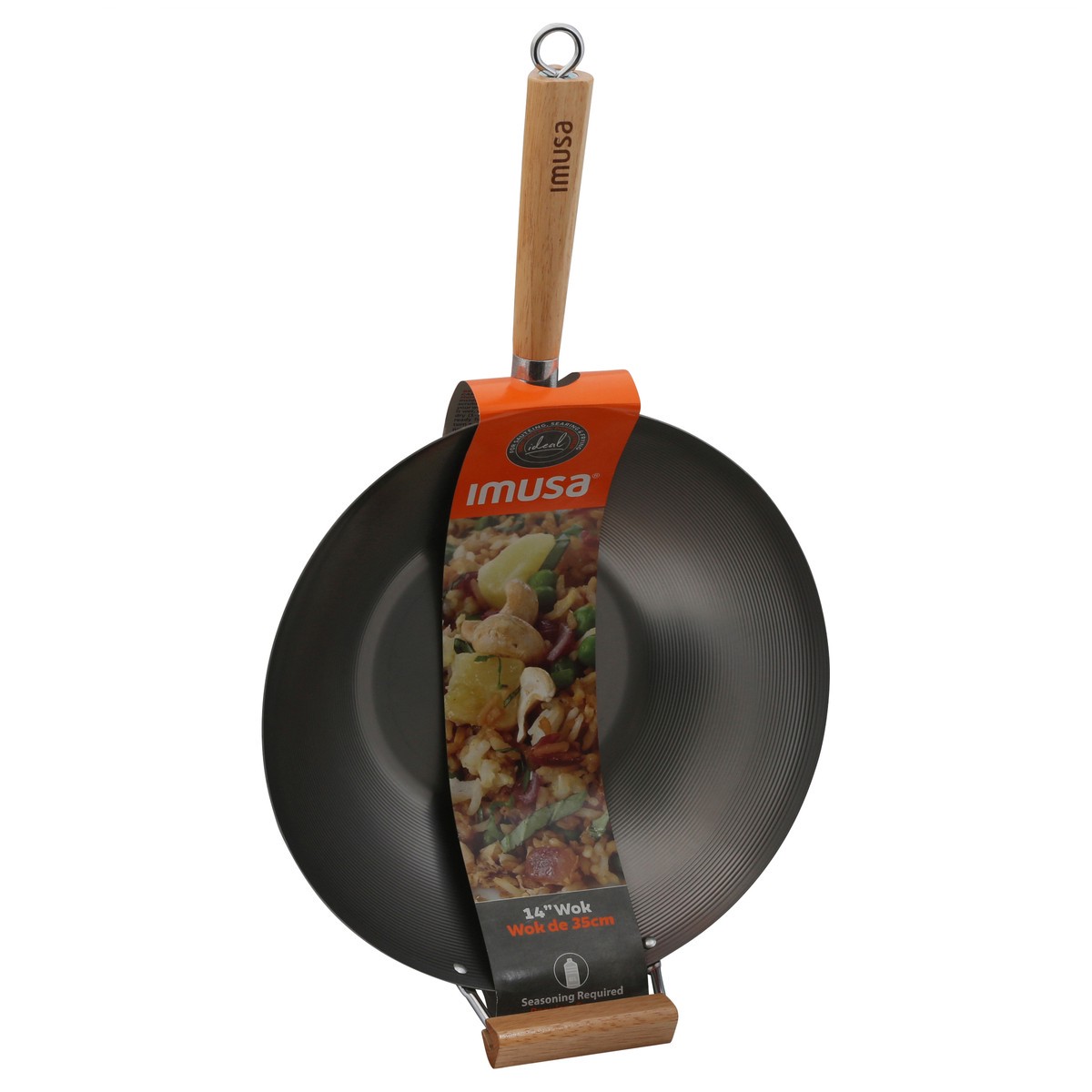 slide 3 of 11, IMUSA 14 Inch Wok 1 ea, 1 ct