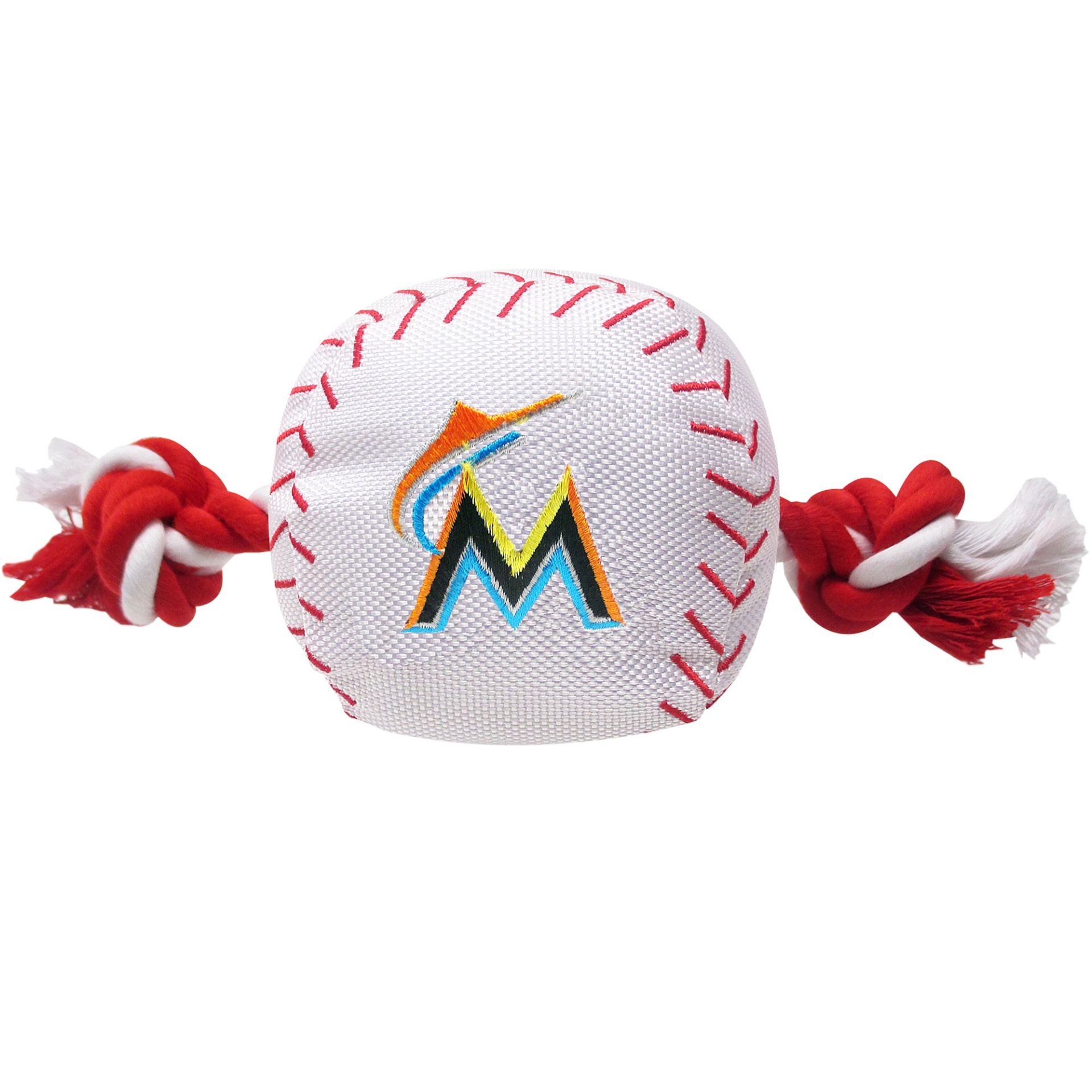 slide 1 of 1, Pets First MLB Miami Marlins Baseball Toy, LG