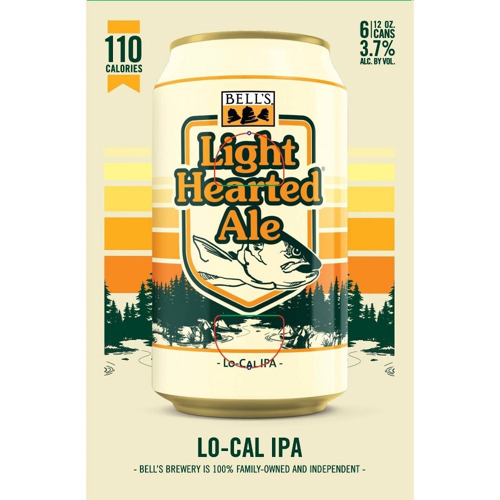 slide 2 of 2, Bell's Light Hearted Ale Lo-Cal Ipa, 12 oz