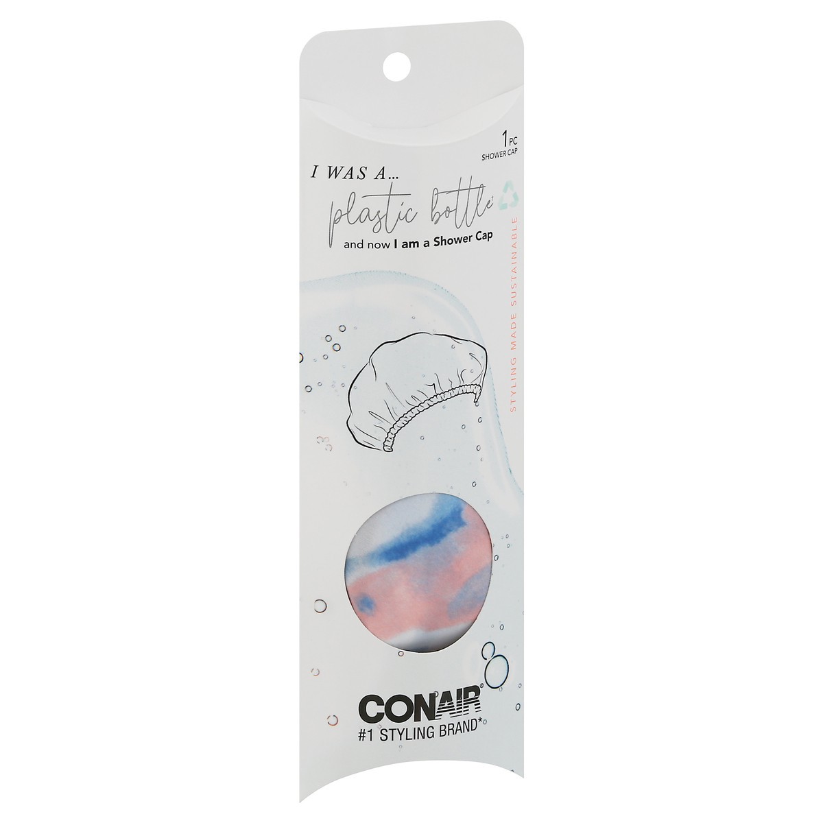 slide 2 of 9, Conair Consciously Minded Shower Cap, 1 ct