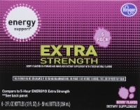 slide 1 of 1, Kroger Extra Strength-Berry Energy Support, 6 ct; 2 fl oz