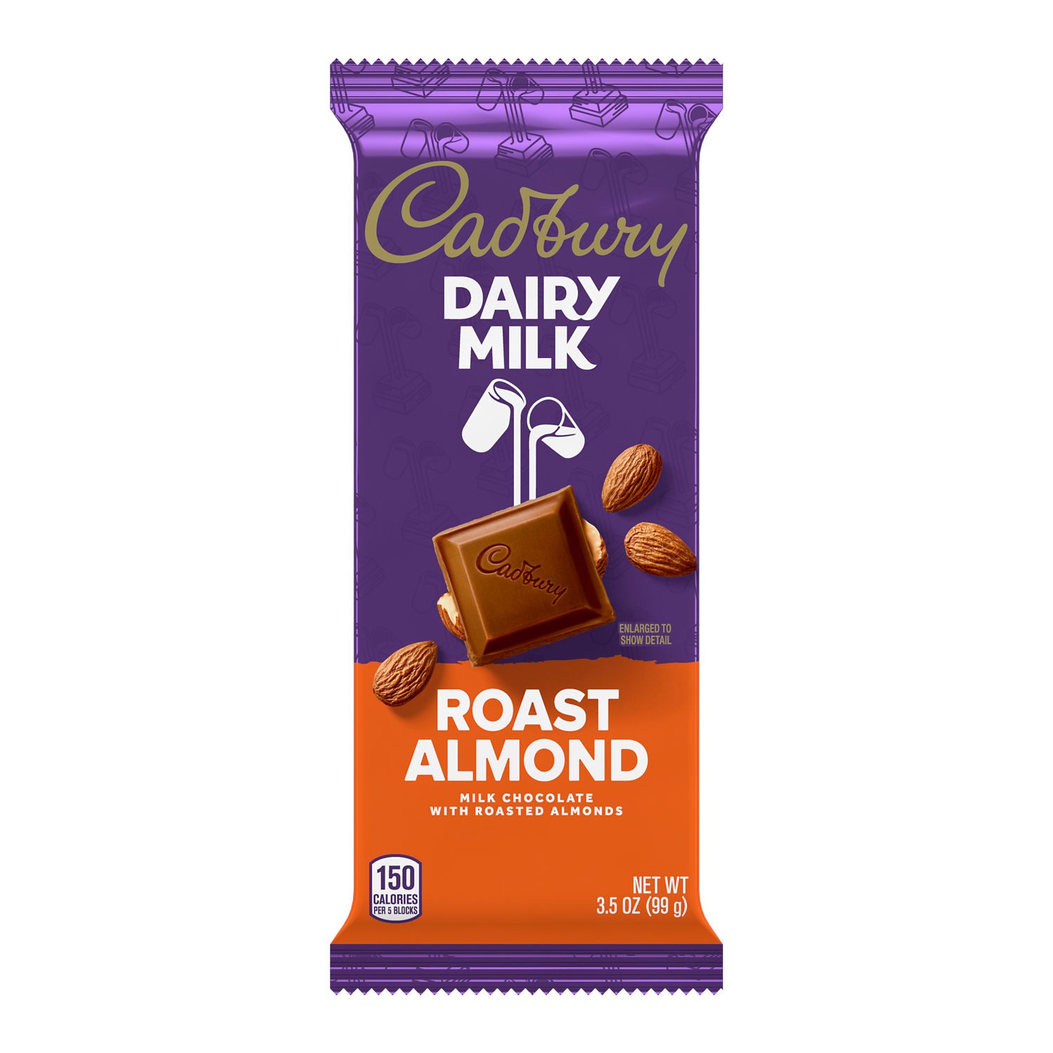 slide 1 of 9, Cadbury DAIRY MILK Roast Almond Milk Chocolate Candy Bar, 3.5 oz, 3.5 oz