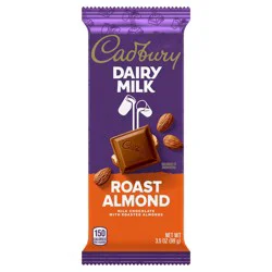 CADBURY DAIRY MILK Roast Almond Milk Chocolate Candy Bar, 3.5 oz