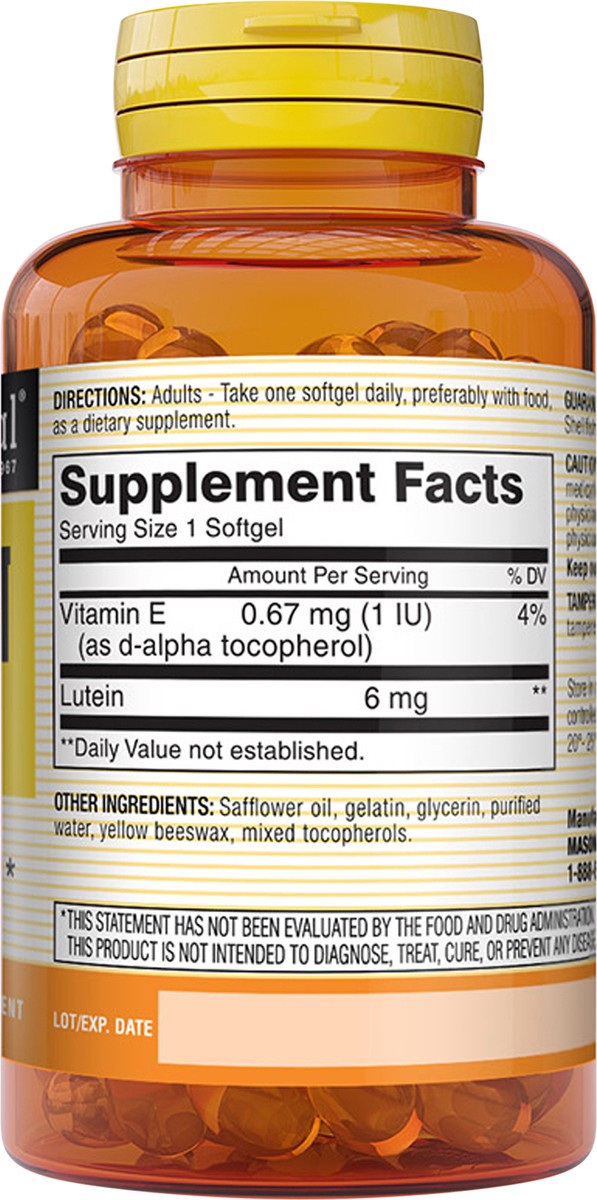 slide 2 of 10, Lutein 6Mg Softgels, 60 ct