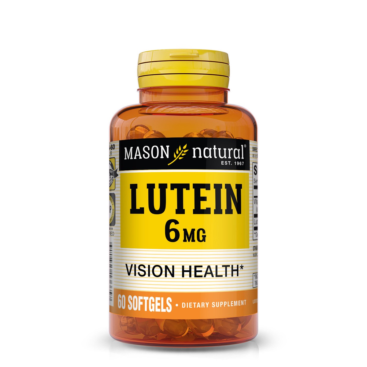 slide 1 of 10, Lutein 6Mg Softgels, 60 ct
