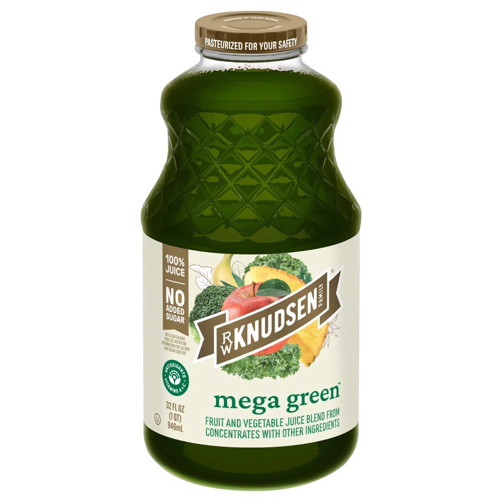 slide 3 of 4, R.W. Knudsen Family Mega Green Juice - 32 oz, 32 oz