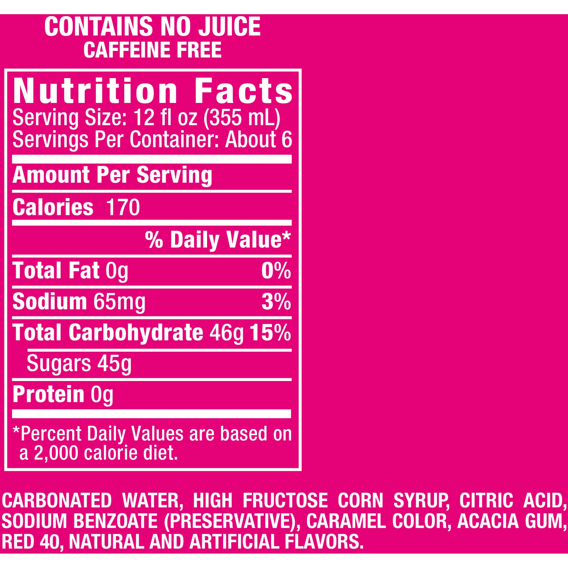 slide 2 of 2, Crush Strawberry Soda, 2 liter