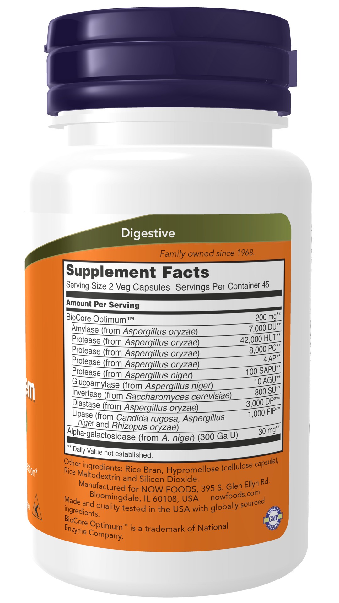 slide 4 of 4, NOW Optimal Digestive System - 90 Veg Capsules, 90 ct