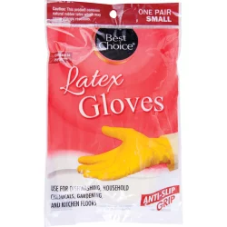 Best Choice Deluxe Lined Latex Glove Small Size