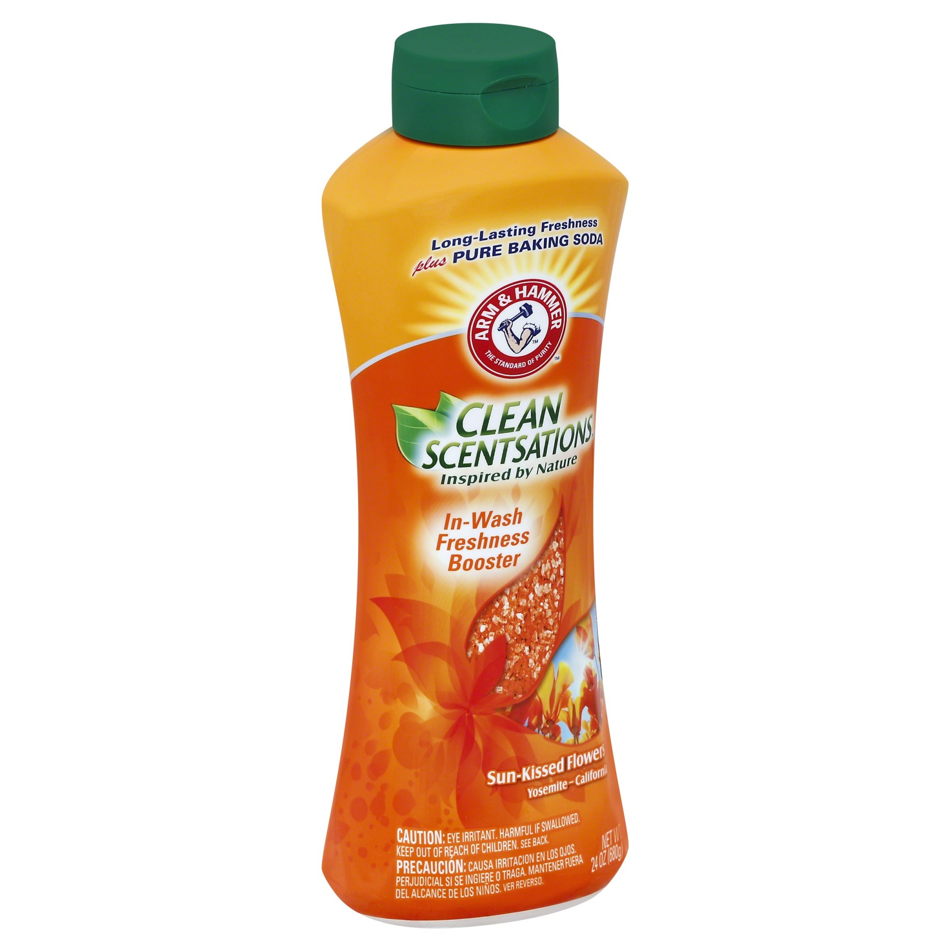 slide 1 of 4, ARM & HAMMER Clean Scentsations In-Wash Freshness Booster Sun-Kissed Flowers, 24 oz