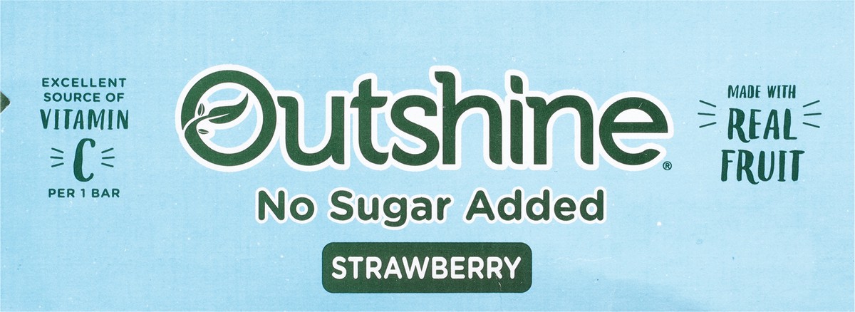 slide 3 of 9, Outshine Strawberry Fruit Ice Bar 6 ea, 6 ct
