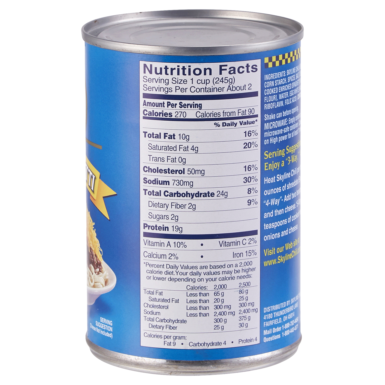 slide 2 of 2, Skyline Chili & Spaghetti - 15 oz, 15 oz