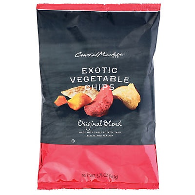 slide 1 of 1, Central Market Exotic Original Blend Vegetable Chips, 5.75 oz