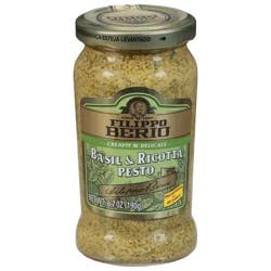 Filippo Berio Basil & Ricotta Pesto 6.7 oz