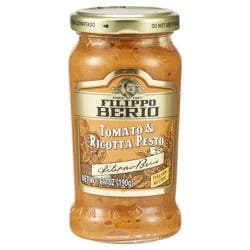 Filippo Berio Italian Recipe Tomato & Ricotta Pesto 6.7 oz