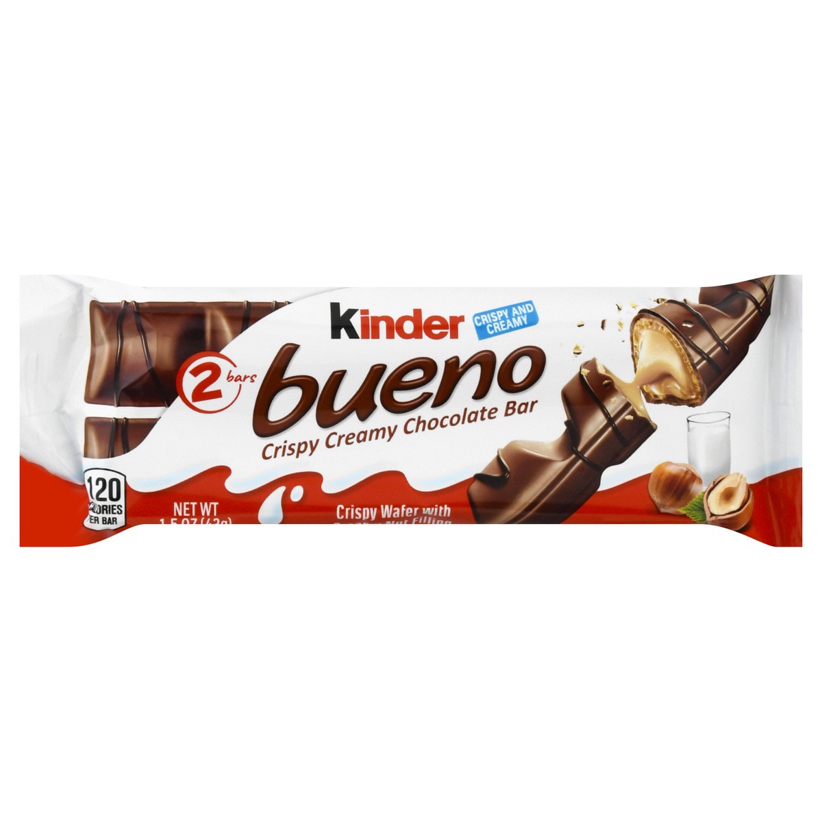 slide 1 of 1, Kinder Joy Bueno Hazelnut Chocolate Bar, 1.5 oz