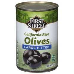 First Street Large Pitted Ripe Olives