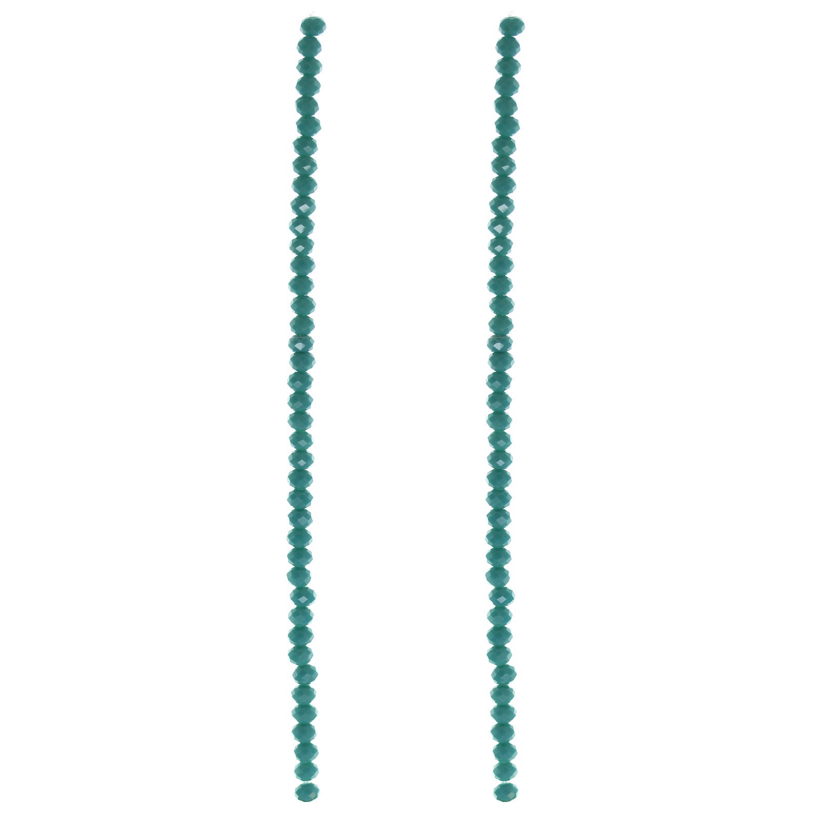 slide 3 of 3, Turquoise Faceted Glass Beads, 6mm By Bead Landing, 6 mm