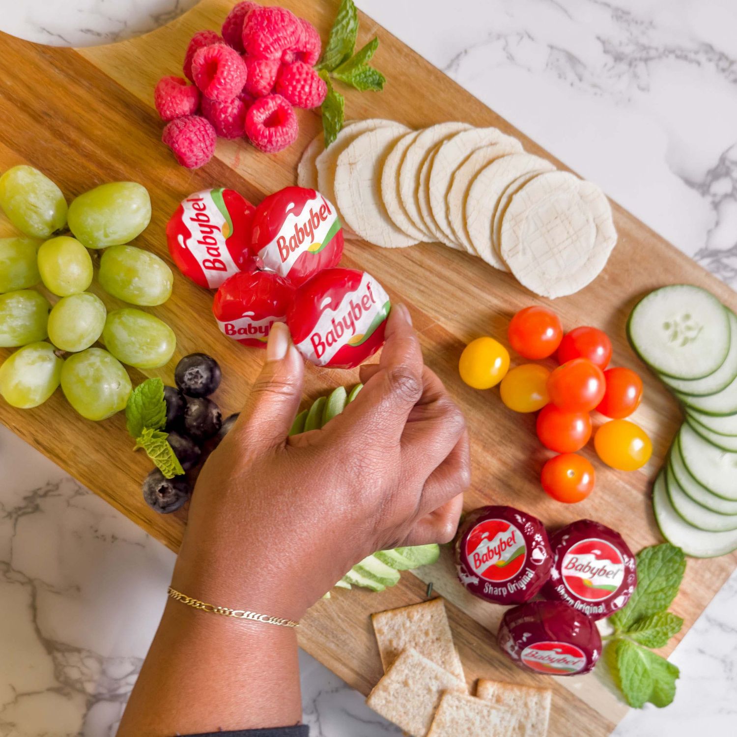 slide 3 of 8, Babybel Mini Babybel Original Snack Cheese, 18 Pack (12.7 oz), 18 ct