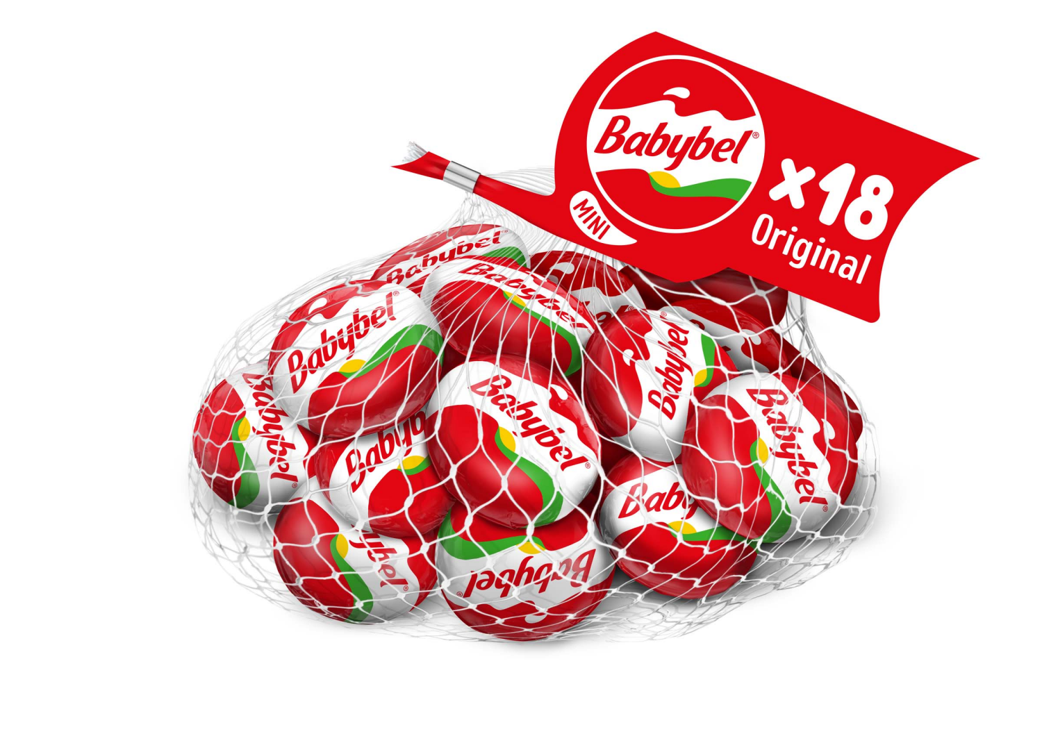 slide 1 of 8, Babybel Mini Babybel Original Snack Cheese, 18 Pack (12.7 oz), 18 ct